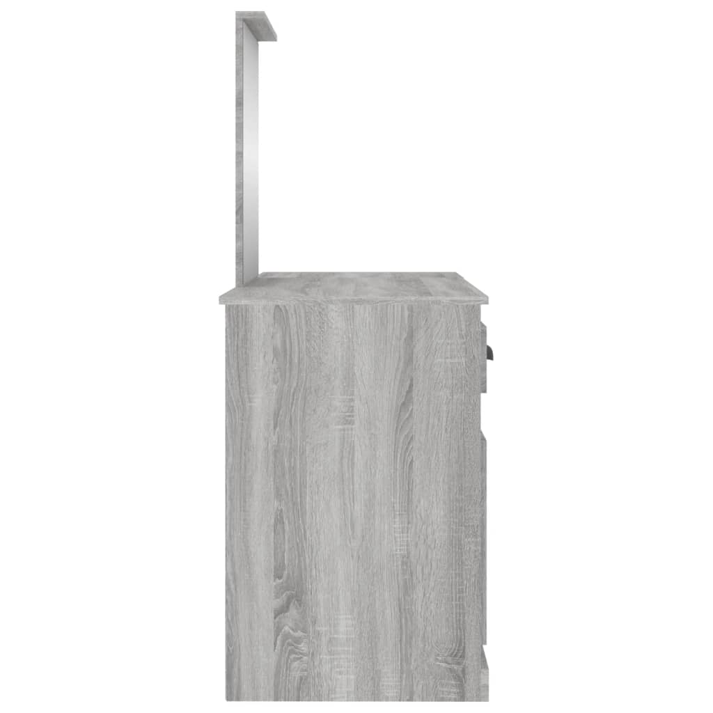 Dressing Table With Mirror 130X50X132.5 Cm