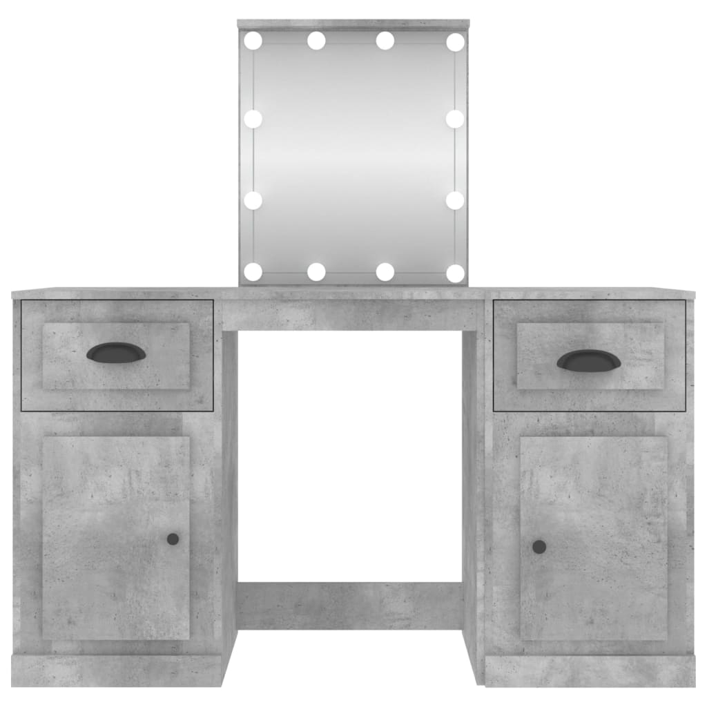 Dressing Table With Led 130X50X132.5 Cm
