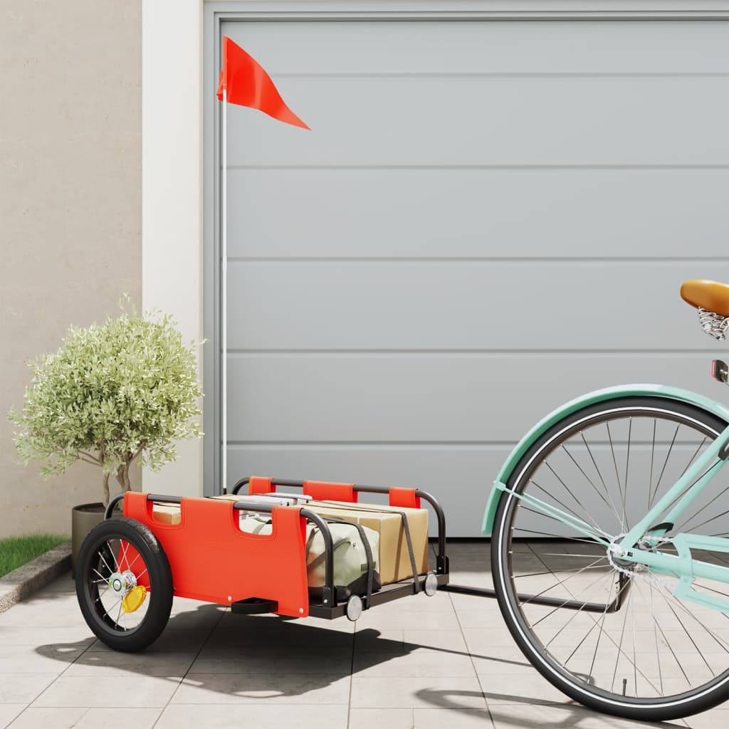 Bike Trailer Oxford Fabric And Iron