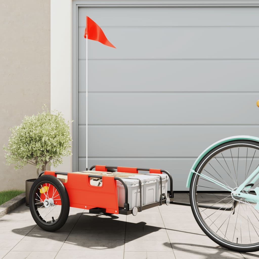 Bike Trailer Oxford Fabric And Iron