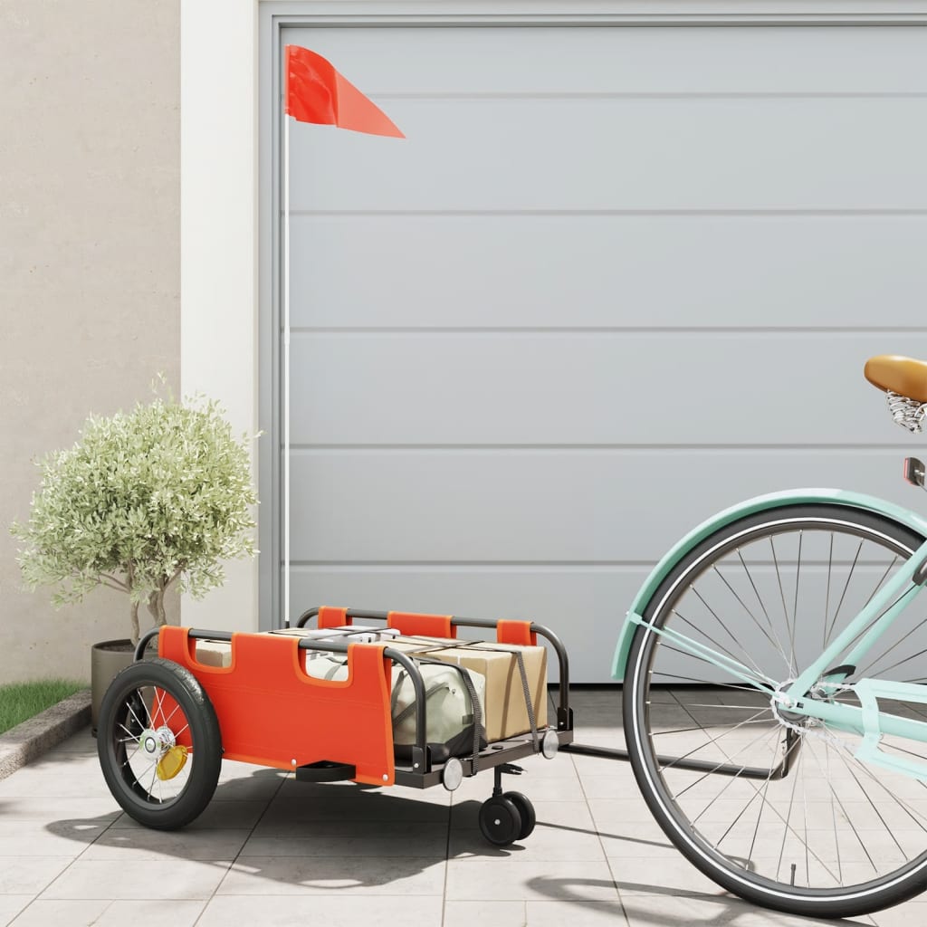 Bike Trailer Oxford Fabric And Iron