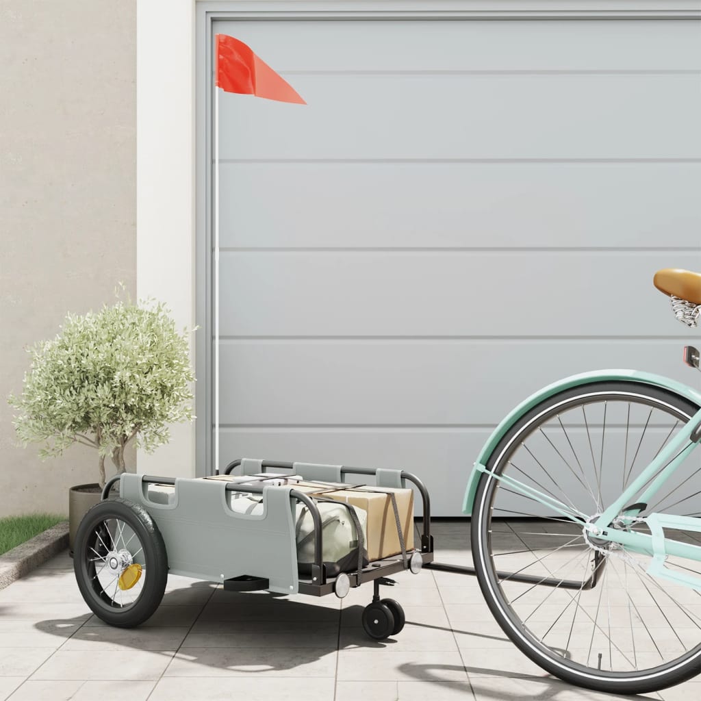 Bike Trailer Oxford Fabric And Iron