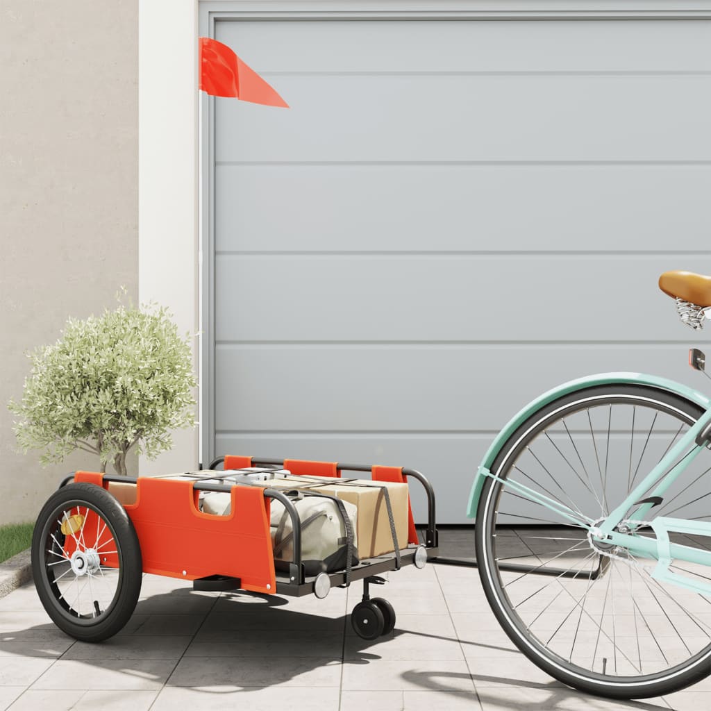 Bike Trailer Oxford Fabric And Iron
