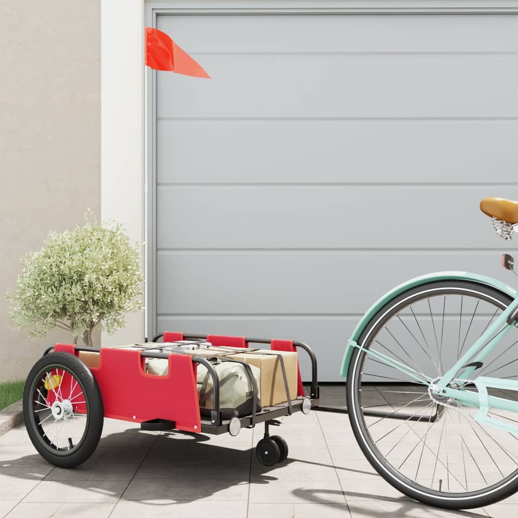 Bike Trailer Oxford Fabric And Iron