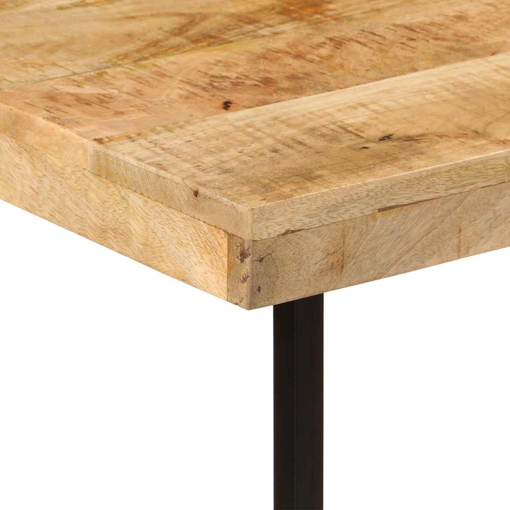 Desk 165X110X77 Cm Solid Wood Mango And Iron