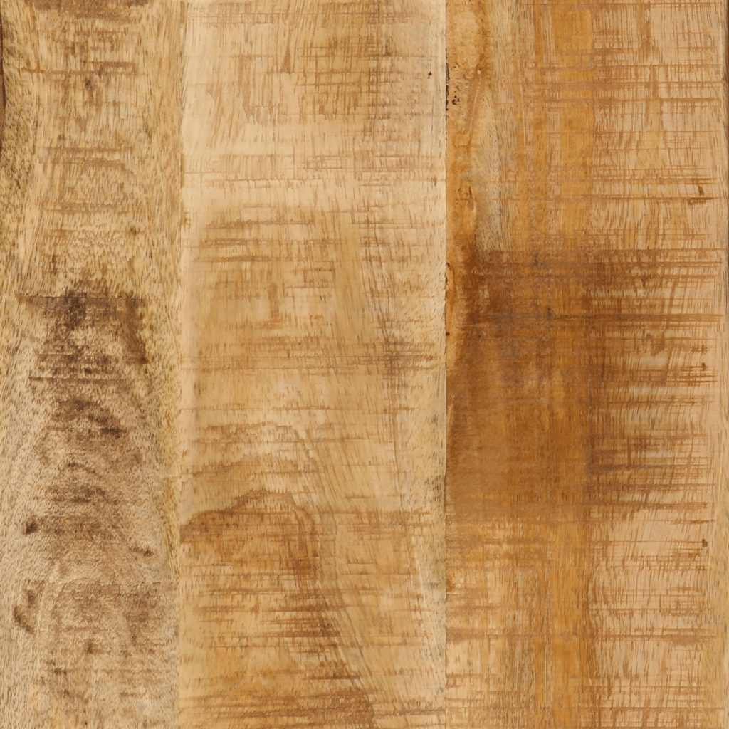 Desk 165X110X77 Cm Solid Wood Mango And Iron