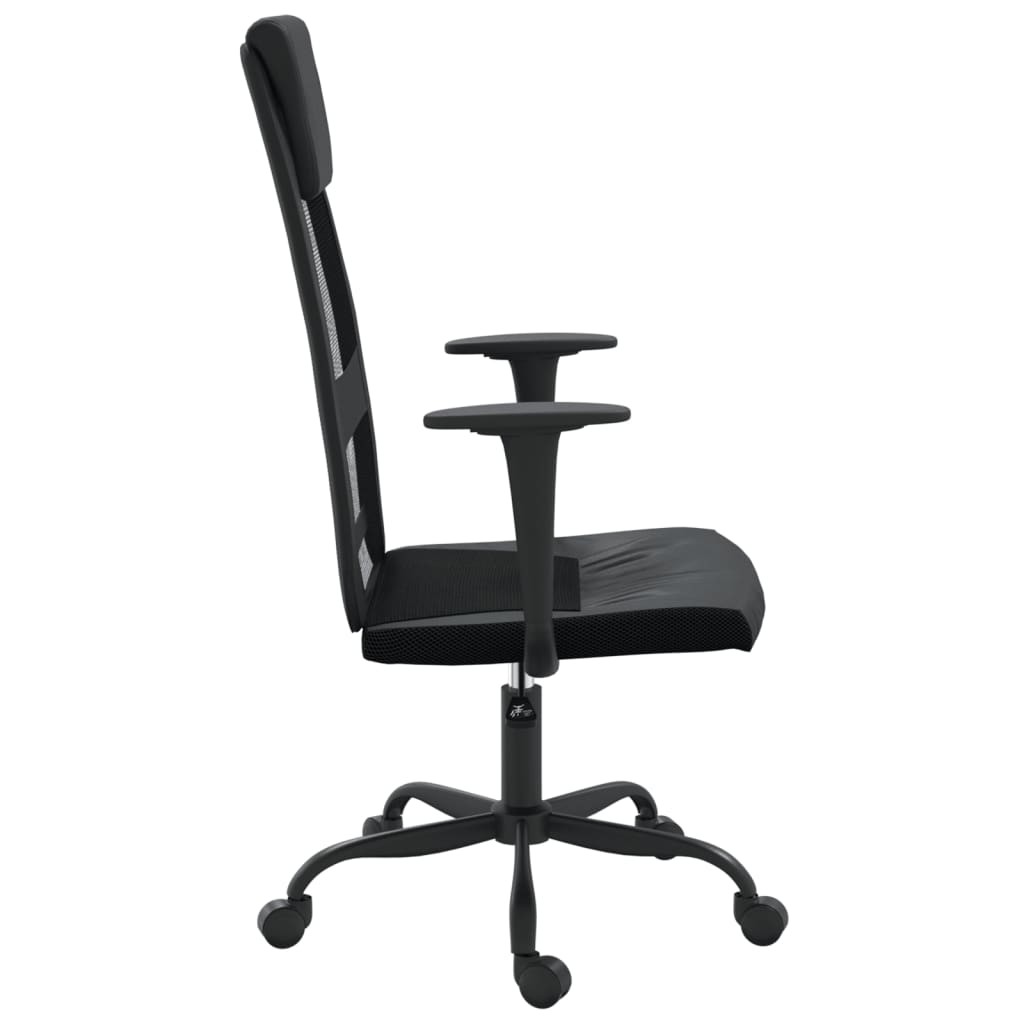 Office Chair Mesh Fabric And Faux Leather