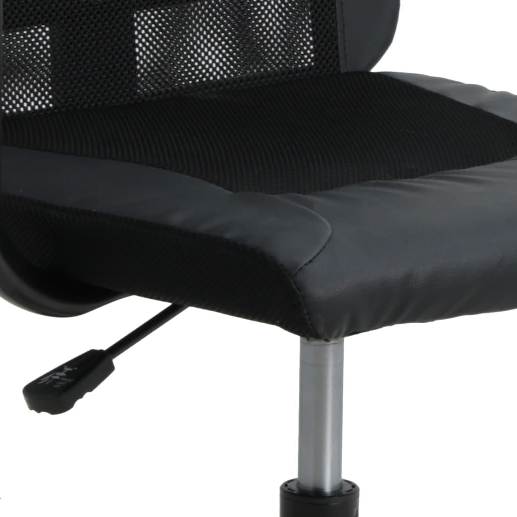 Office Chair Mesh Fabric And Faux Leather