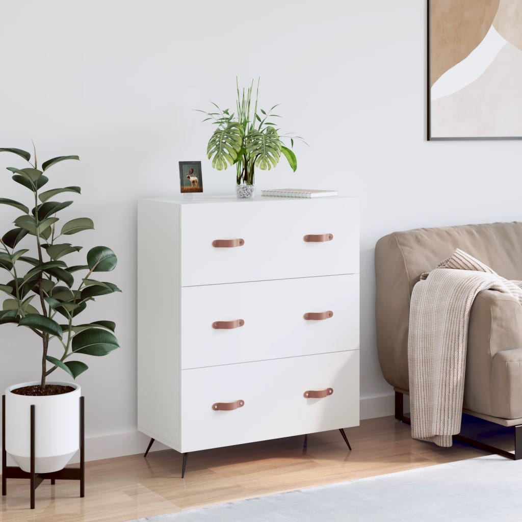 Chest Of Drawers 69.5X34X90 Cm Engineered Wood