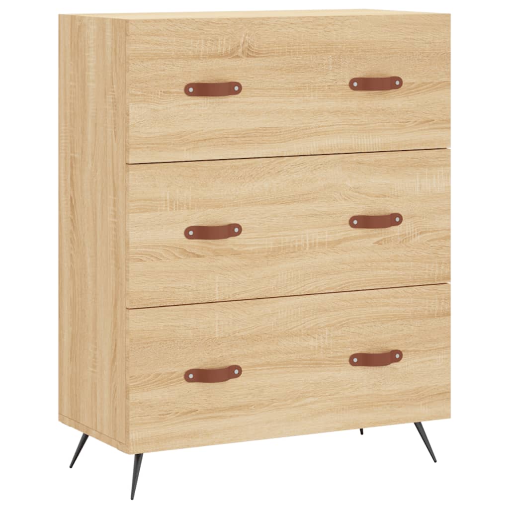 Chest Of Drawers 69.5X34X90 Cm Engineered Wood