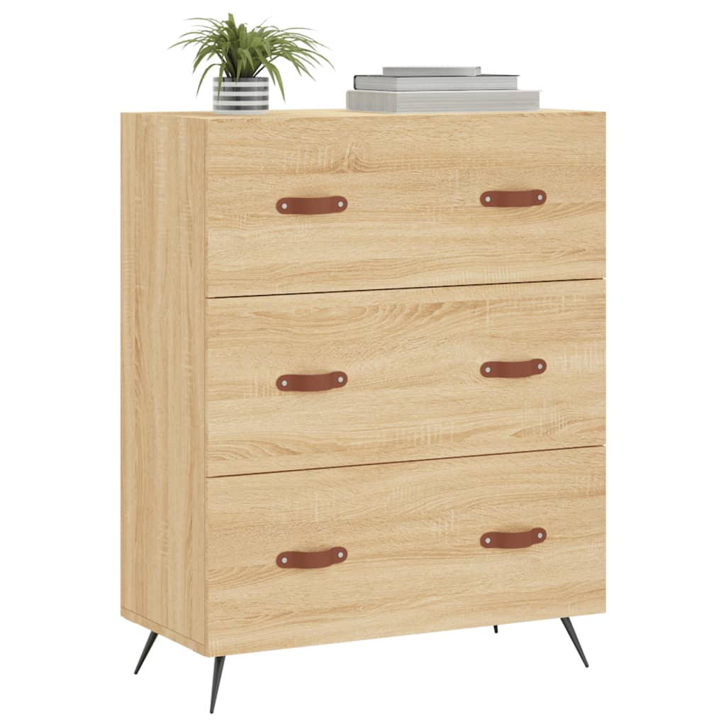 Chest Of Drawers 69.5X34X90 Cm Engineered Wood
