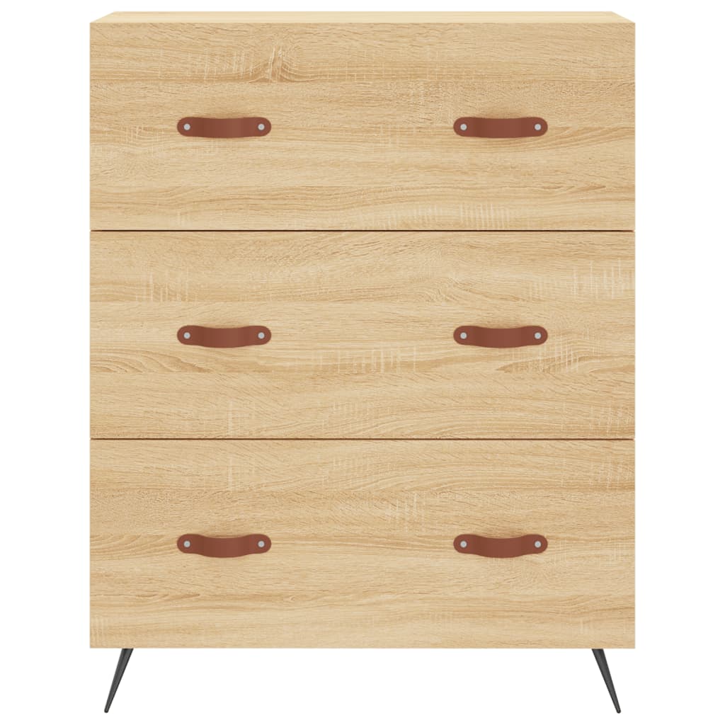 Chest Of Drawers 69.5X34X90 Cm Engineered Wood