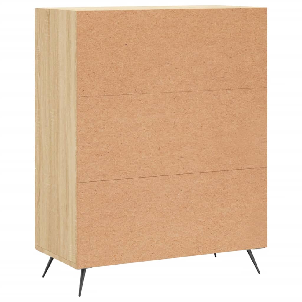 Chest Of Drawers 69.5X34X90 Cm Engineered Wood
