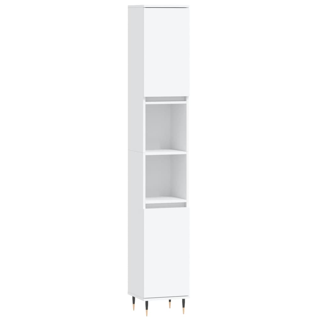Bathroom Cabinet 30X30X190 Cm Engineered Wood