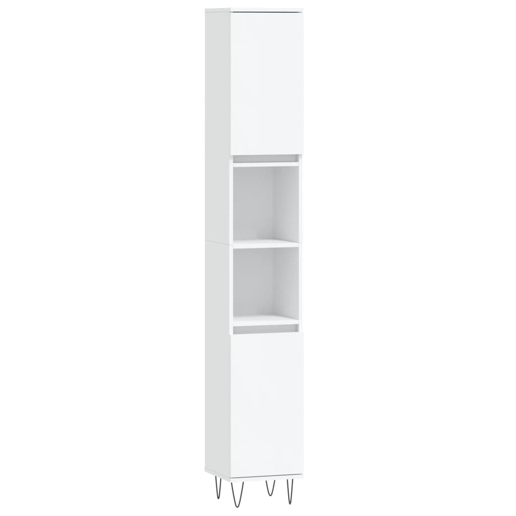 Bathroom Cabinet 30X30X190 Cm Engineered Wood