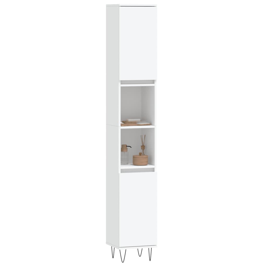 Bathroom Cabinet 30X30X190 Cm Engineered Wood