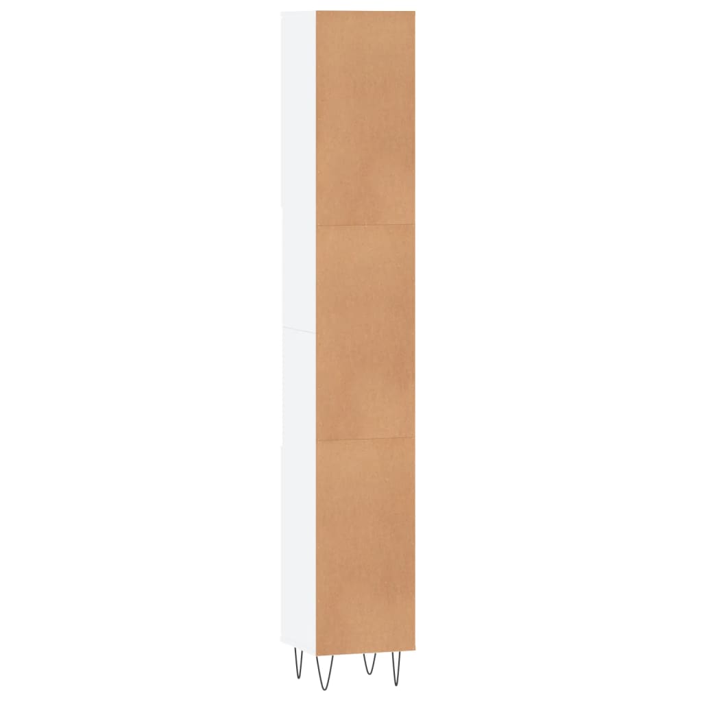 Bathroom Cabinet 30X30X190 Cm Engineered Wood
