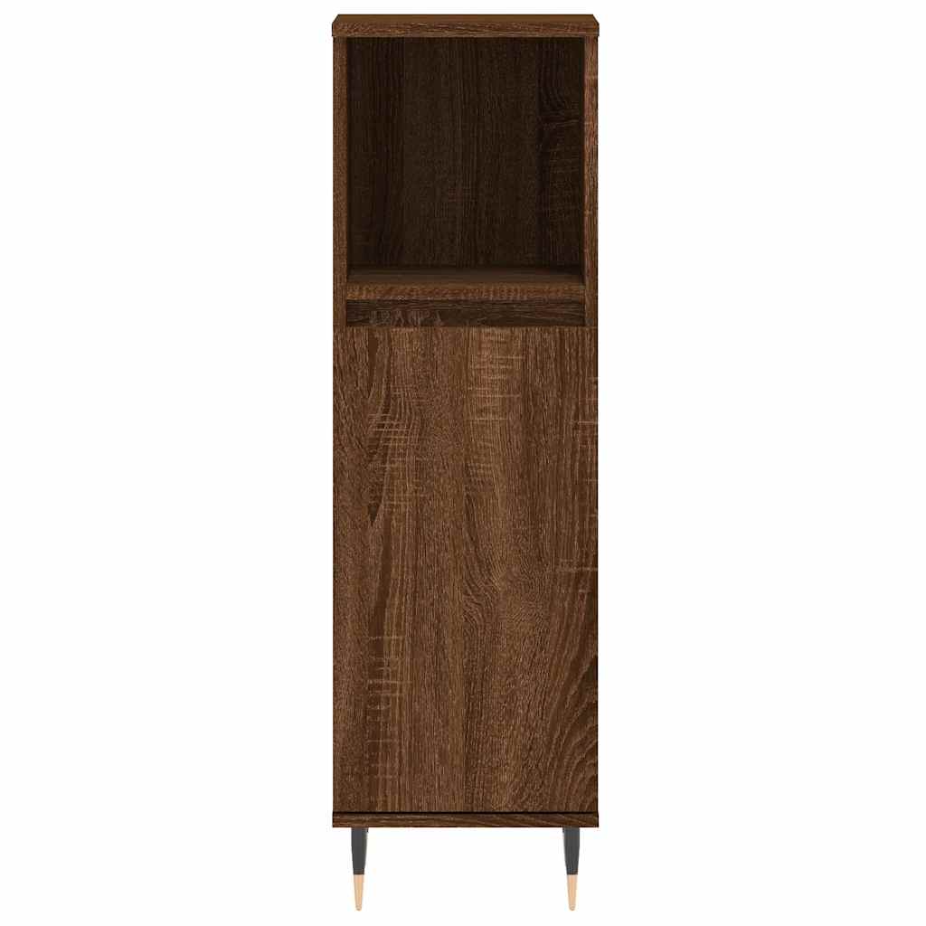 Bathroom Cabinet 30X30X100 Cm Engineered Wood