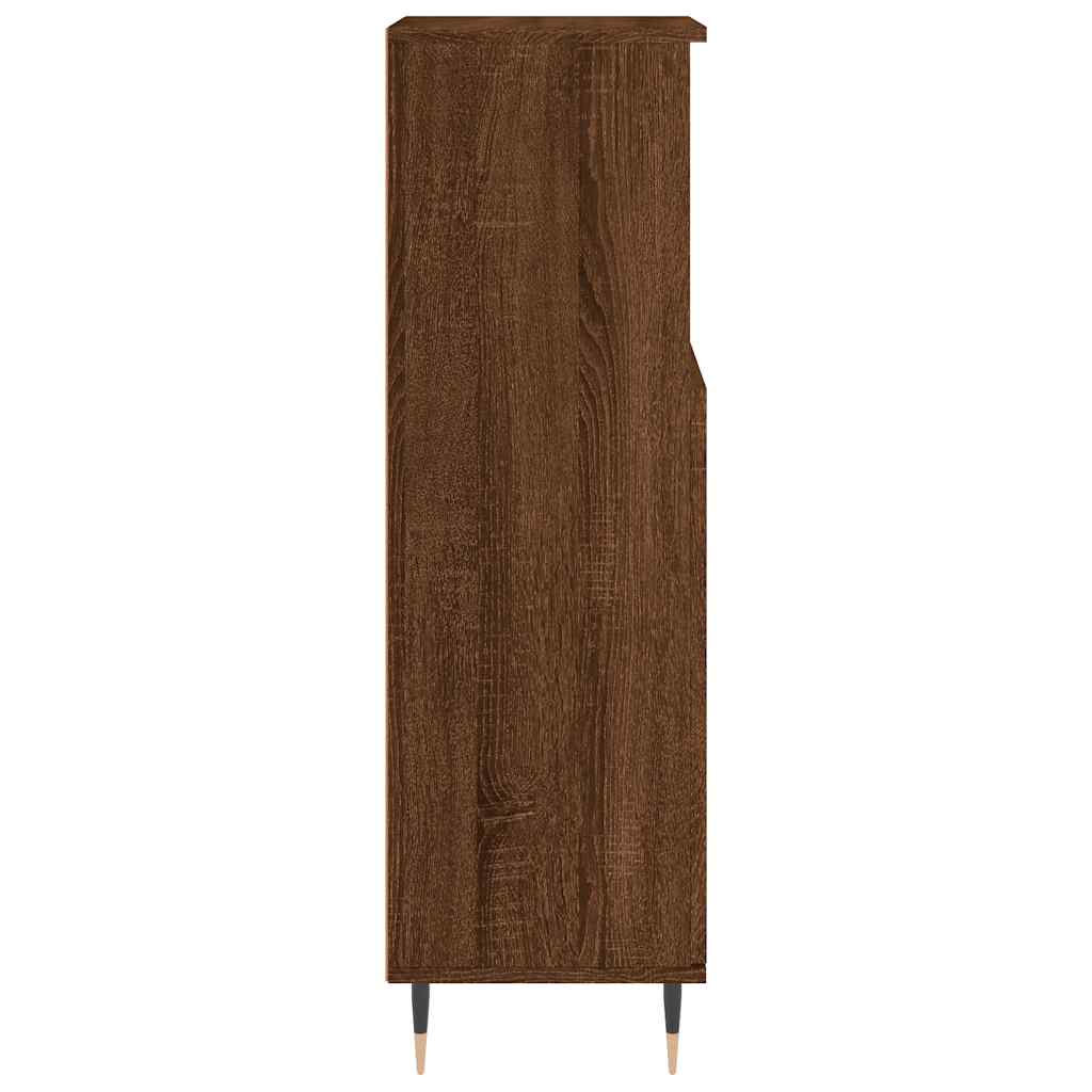 Bathroom Cabinet 30X30X100 Cm Engineered Wood