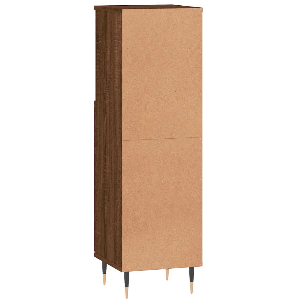 Bathroom Cabinet 30X30X100 Cm Engineered Wood