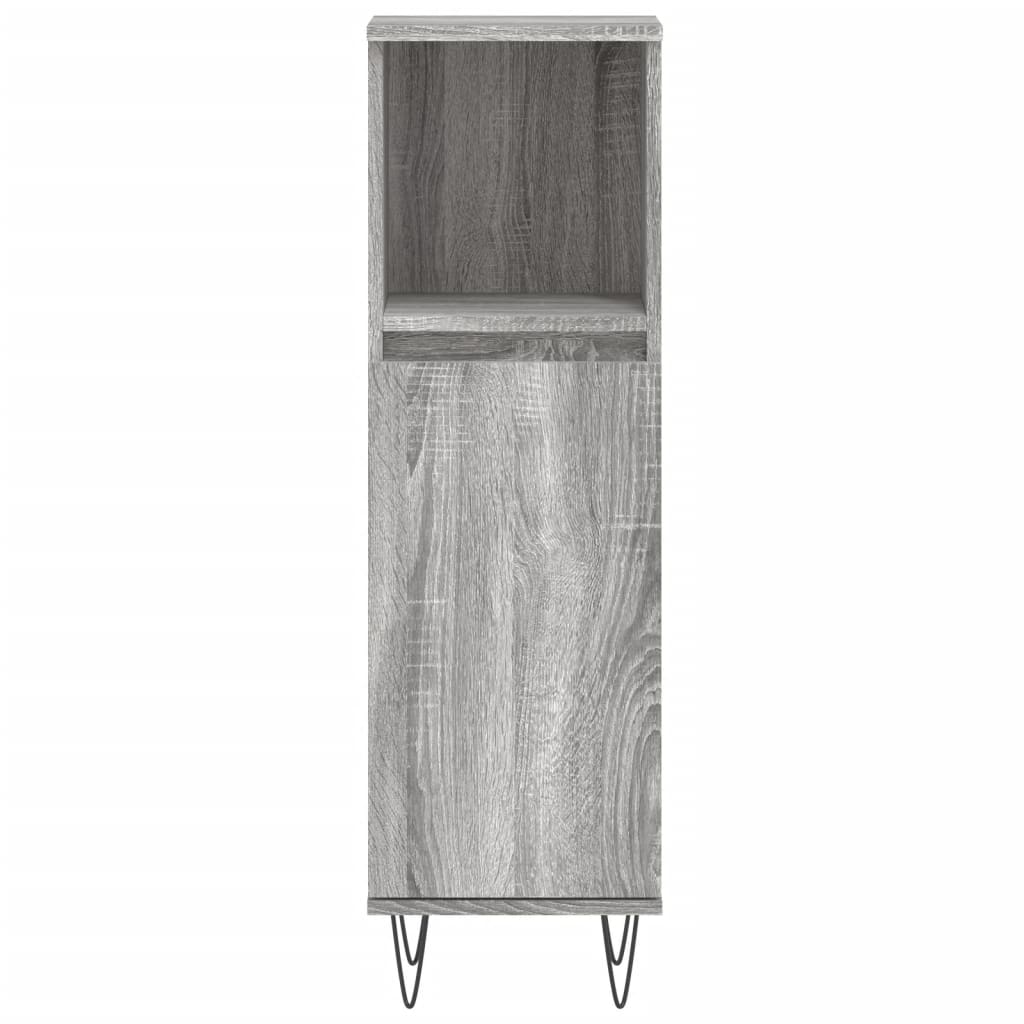 Bathroom Cabinet 30X30X100 Cm Engineered Wood
