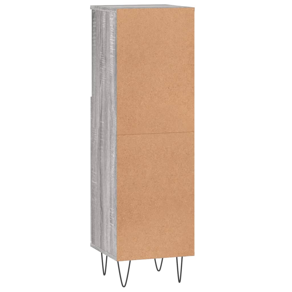 Bathroom Cabinet 30X30X100 Cm Engineered Wood
