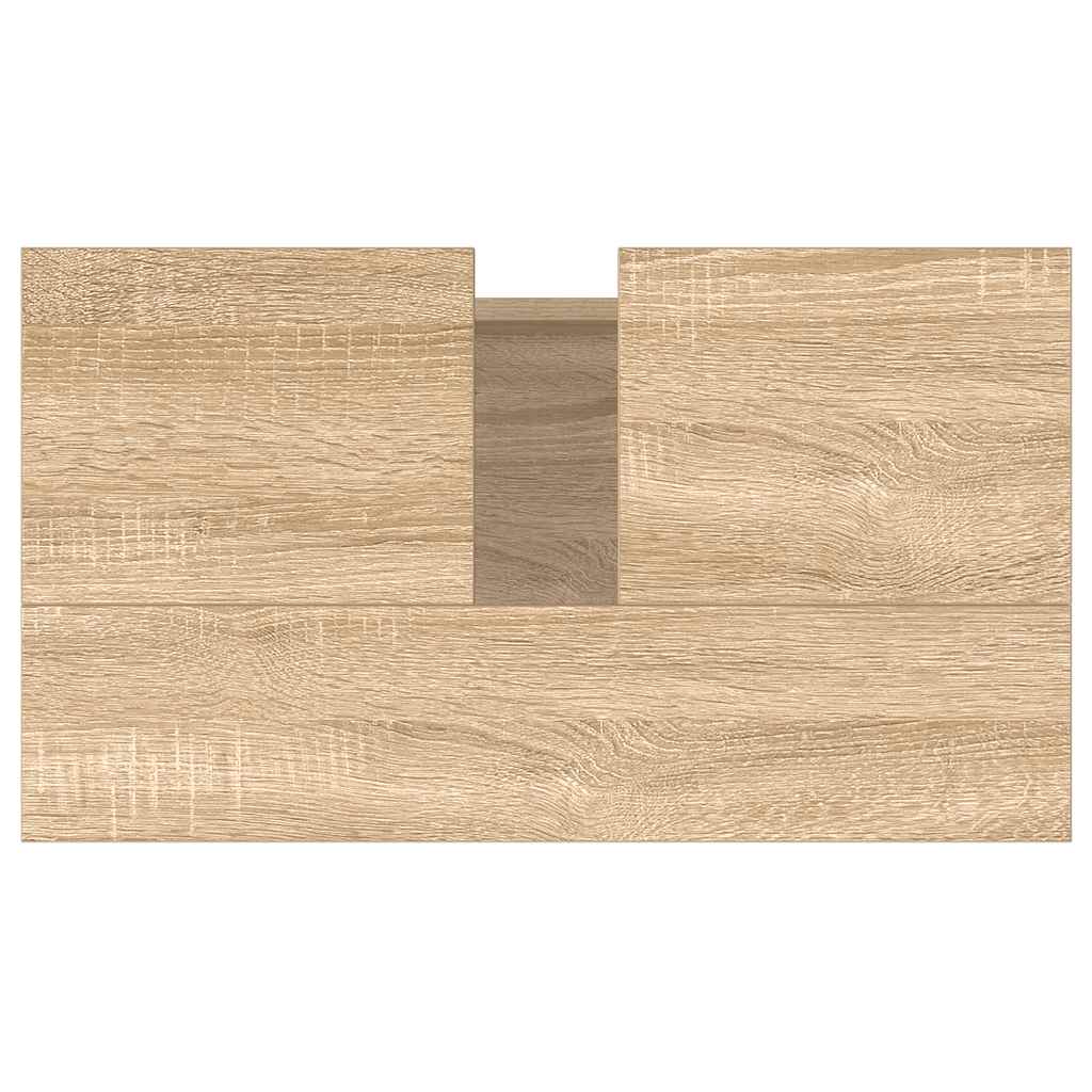 Bathroom Cabinet Sonoma Oak 58X33X60 Cm Engineered Wood