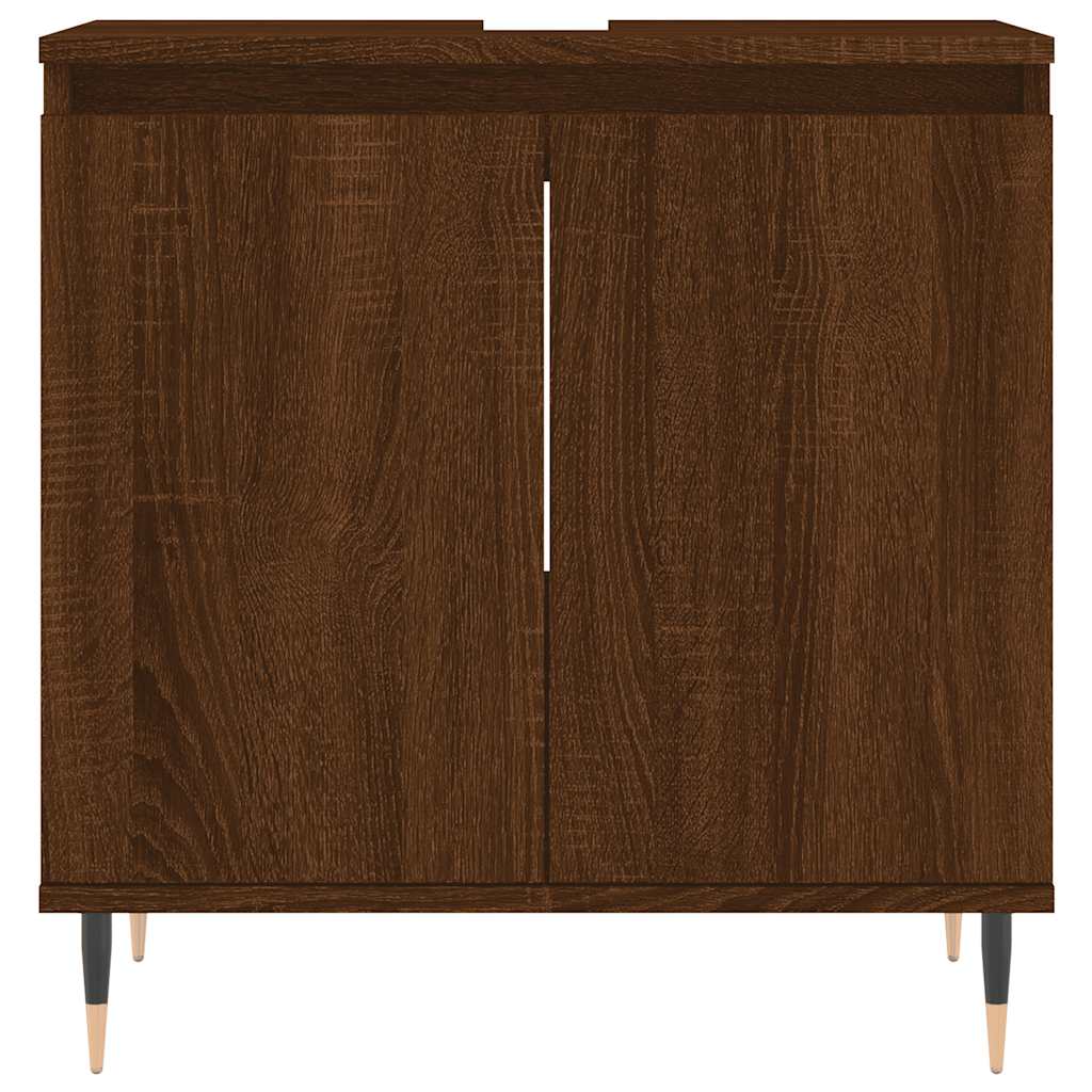 Bathroom Cabinet 58X33X60 Cm Engineered Wood