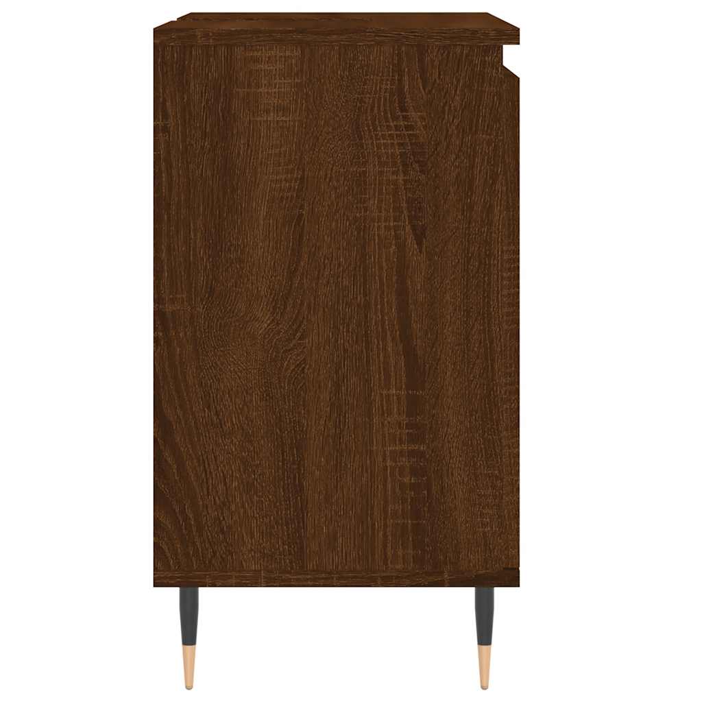 Bathroom Cabinet 58X33X60 Cm Engineered Wood