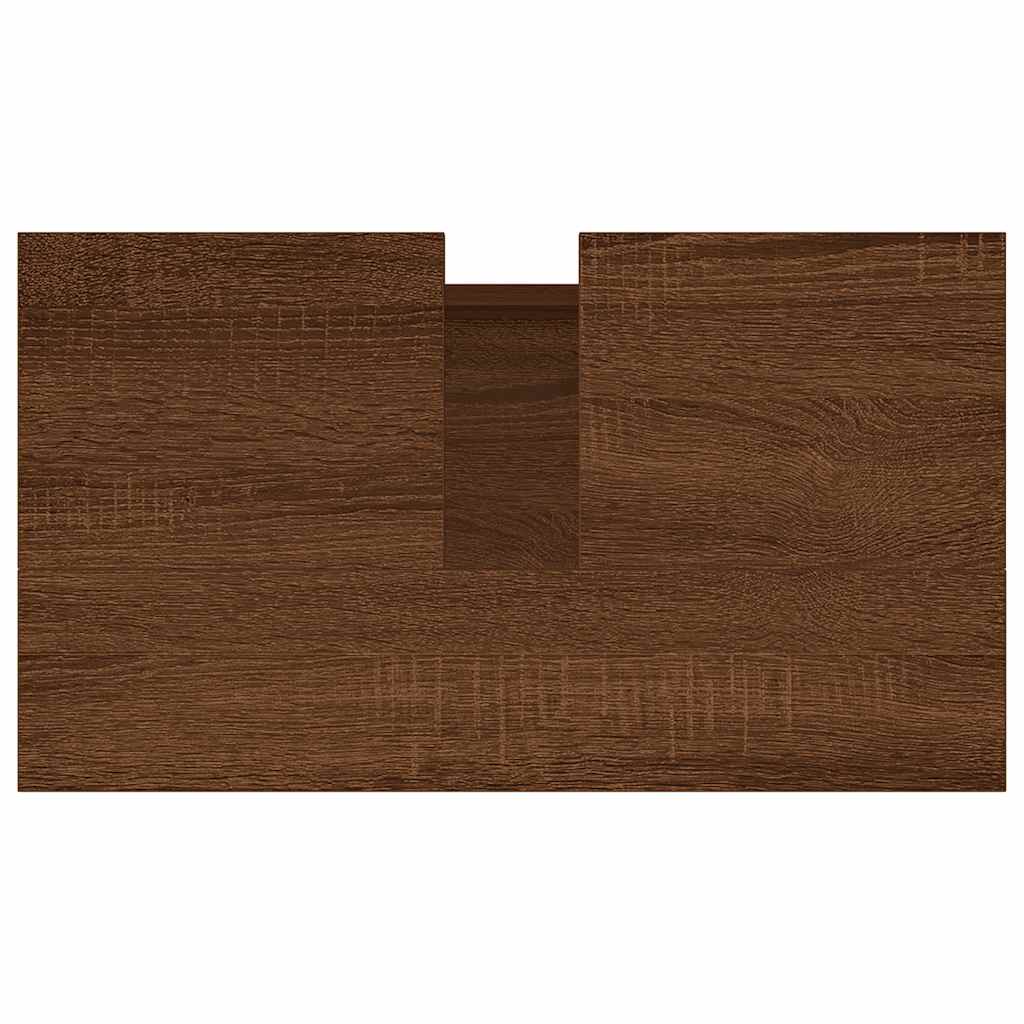 Bathroom Cabinet 58X33X60 Cm Engineered Wood