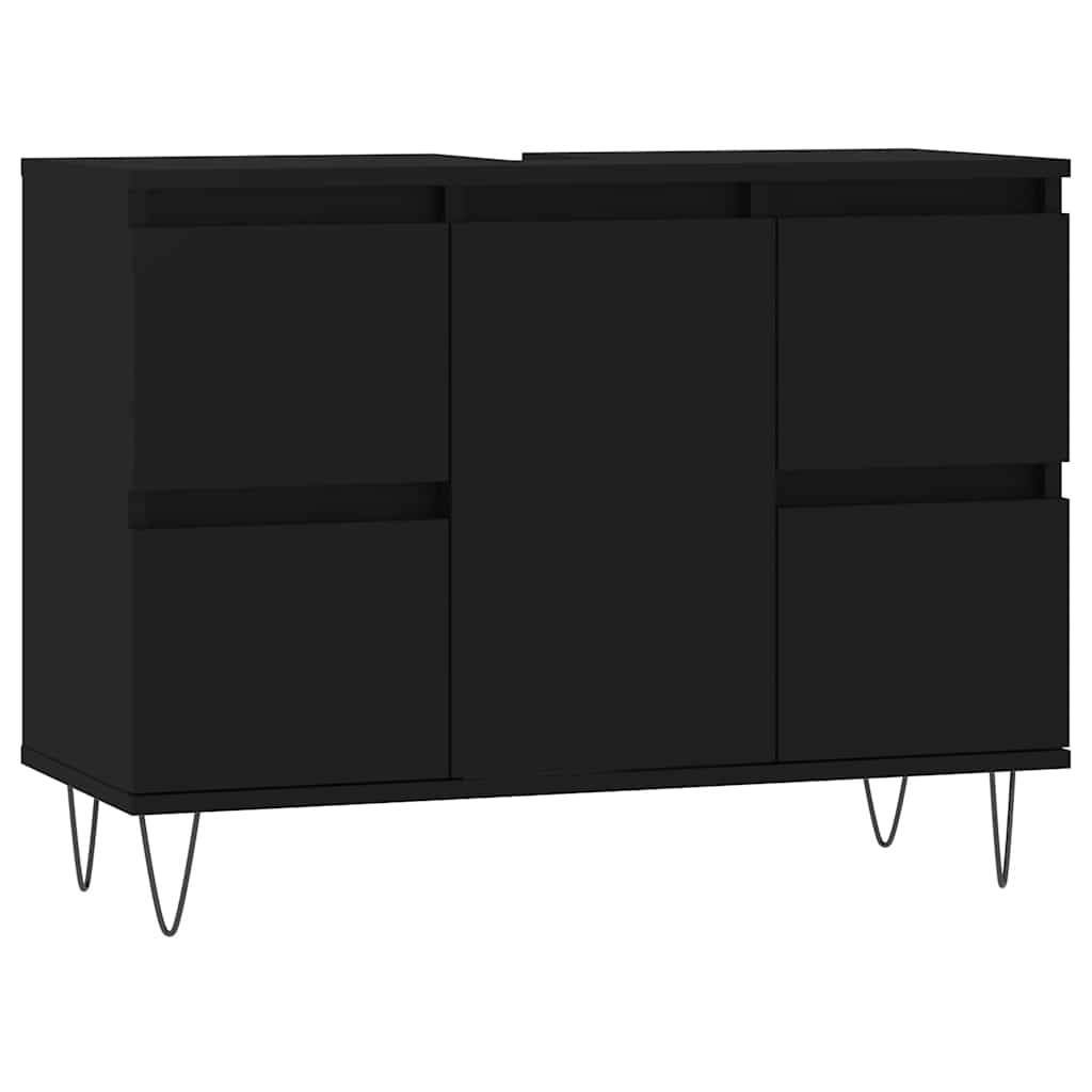 Bathroom Cabinet 80X33X60 Cm Engineered Wood