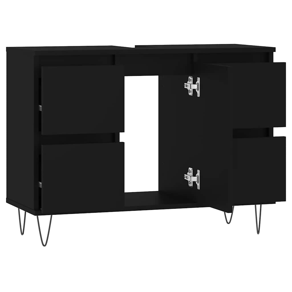 Bathroom Cabinet 80X33X60 Cm Engineered Wood