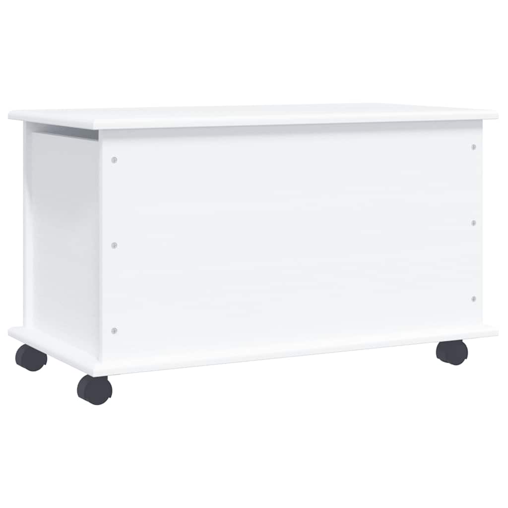 Storage Chest With Wheels Alta 73X39.5X43 Cm Solid Wood Pine