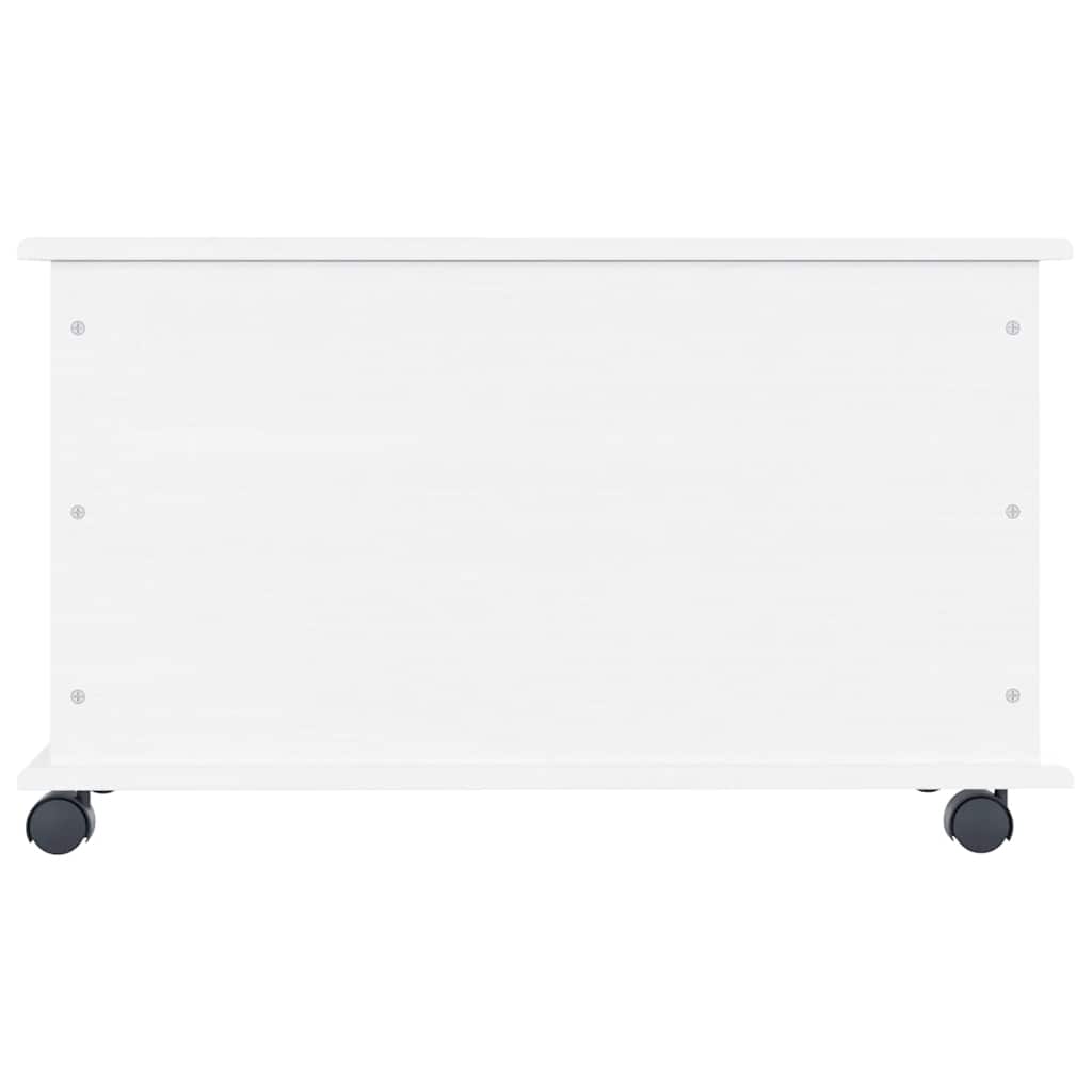 Storage Chest With Wheels Alta 73X39.5X43 Cm Solid Wood Pine