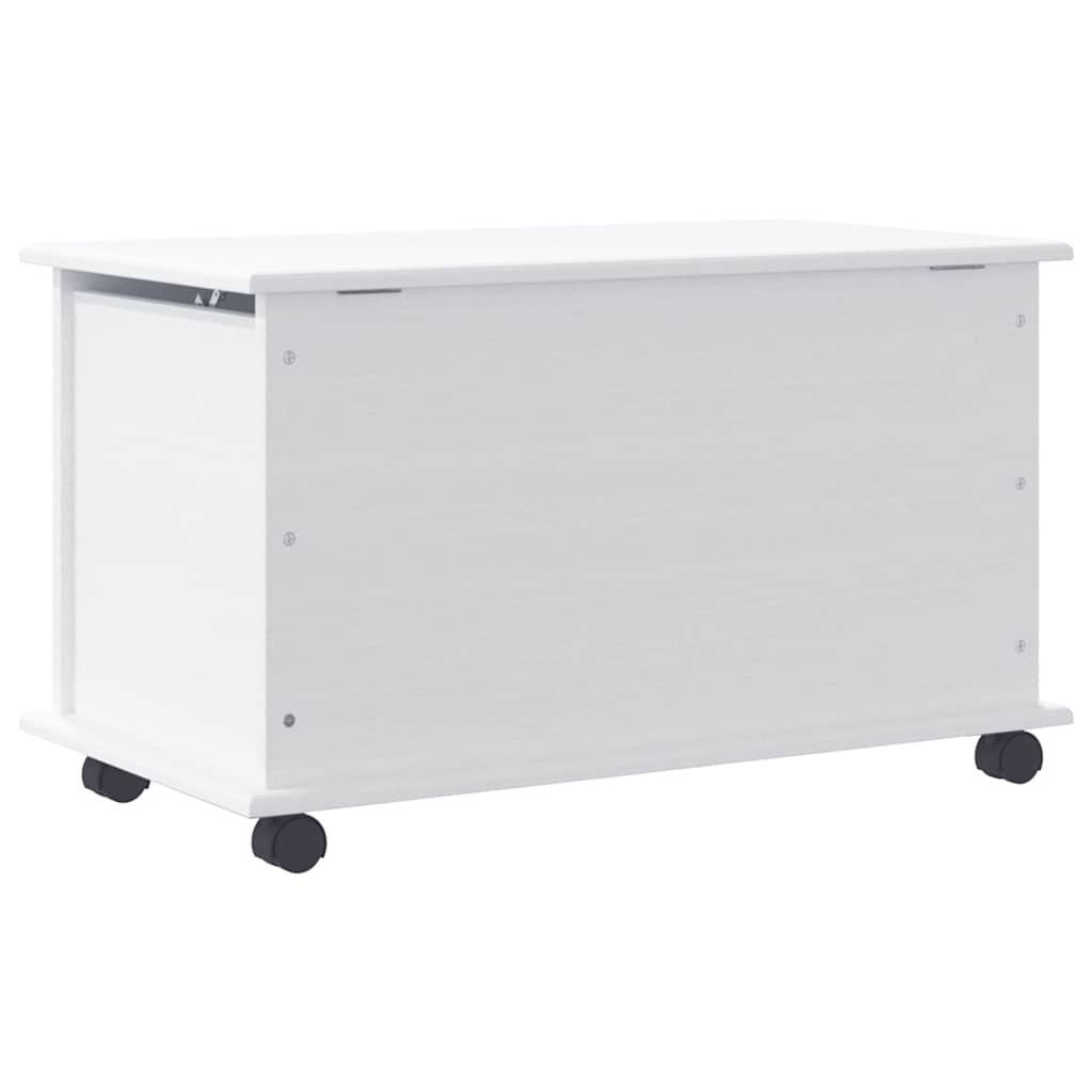 Storage Chest With Wheels Alta 73X39.5X43 Cm Solid Wood Pine