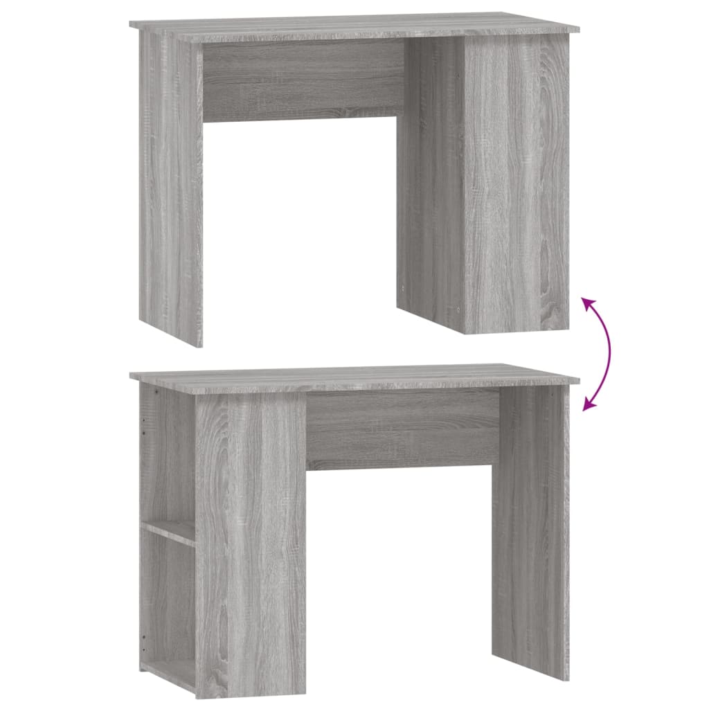 Desk 100X55X75 Cm Engineered Wood