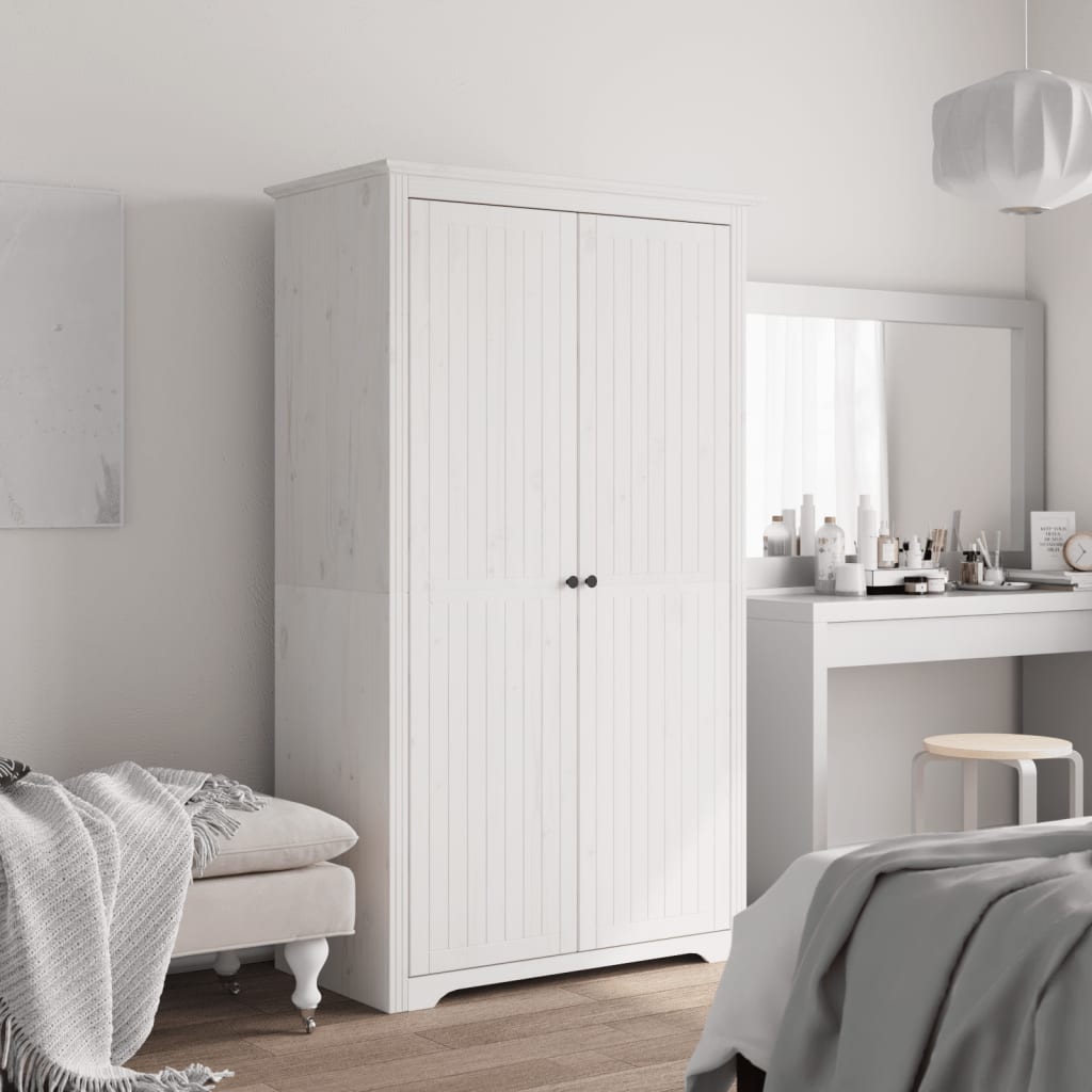 Wardrobe Bodo 101X52X176.5 Cm Solid Wood Pine