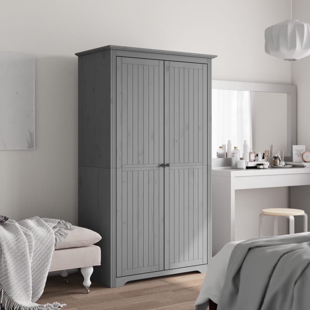 Wardrobe Bodo 101X52X176.5 Cm Solid Wood Pine