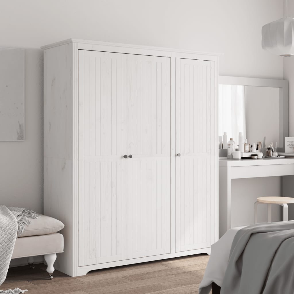 Wardrobe Bodo 101X52X176.5 Cm Solid Wood Pine