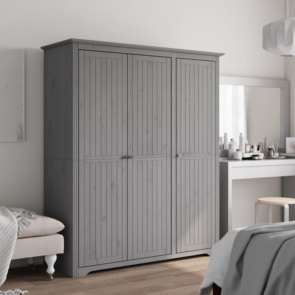 Wardrobe Bodo 101X52X176.5 Cm Solid Wood Pine