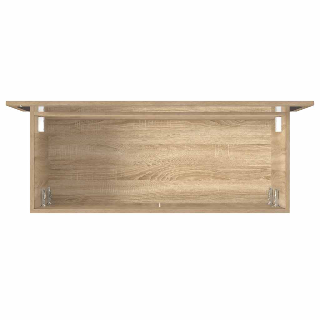 Bathroom Cabinet With Mirror Engineered Wood