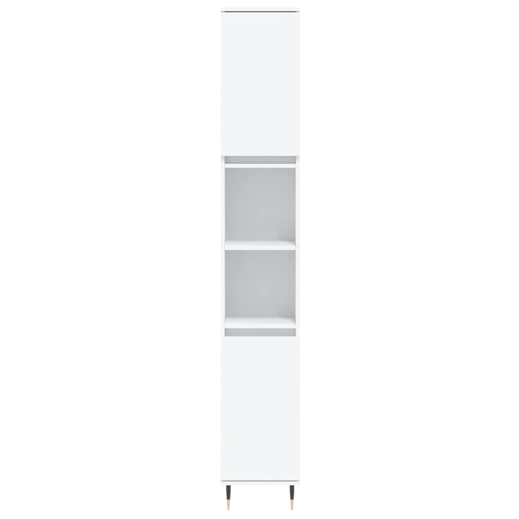 3 Piece Bathroom Furniture Set Engineered Wood