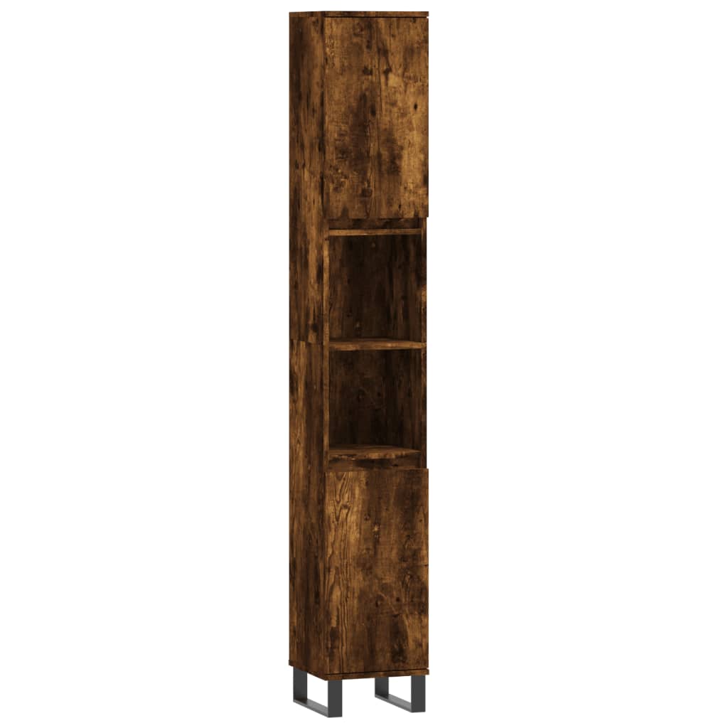 3 Piece Bathroom Furniture Set Engineered Wood