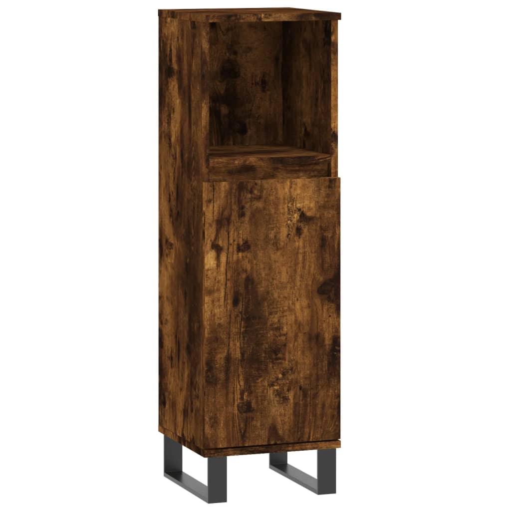 3 Piece Bathroom Furniture Set Engineered Wood