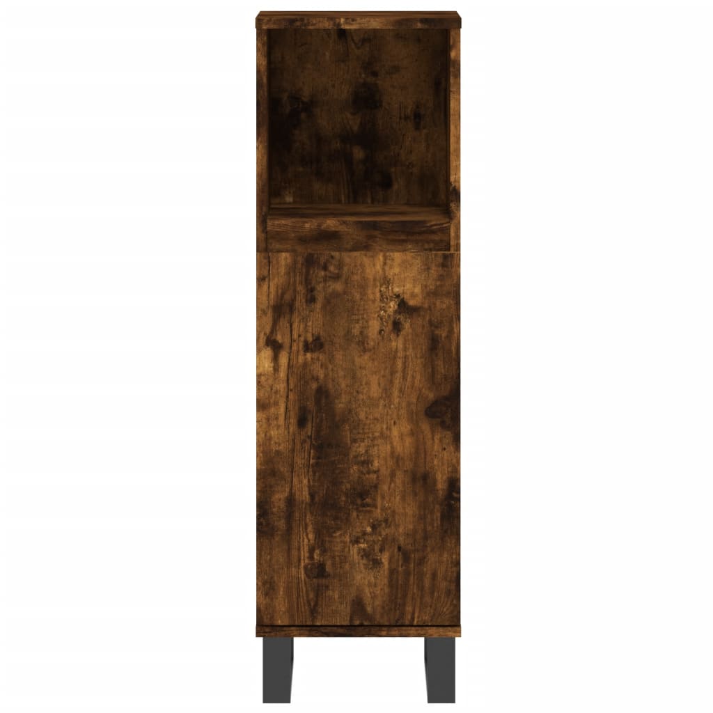 3 Piece Bathroom Furniture Set Engineered Wood