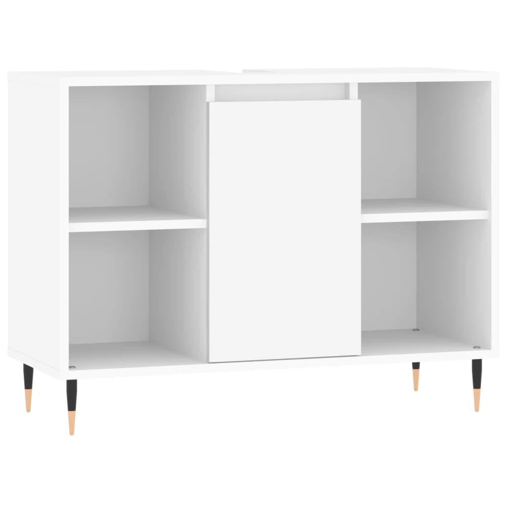3 Piece Bathroom Furniture Set Engineered Wood
