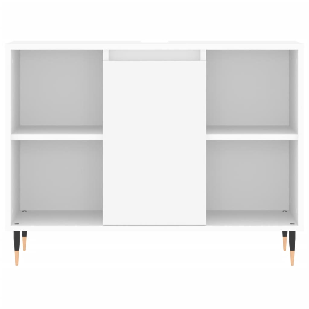 3 Piece Bathroom Furniture Set Engineered Wood