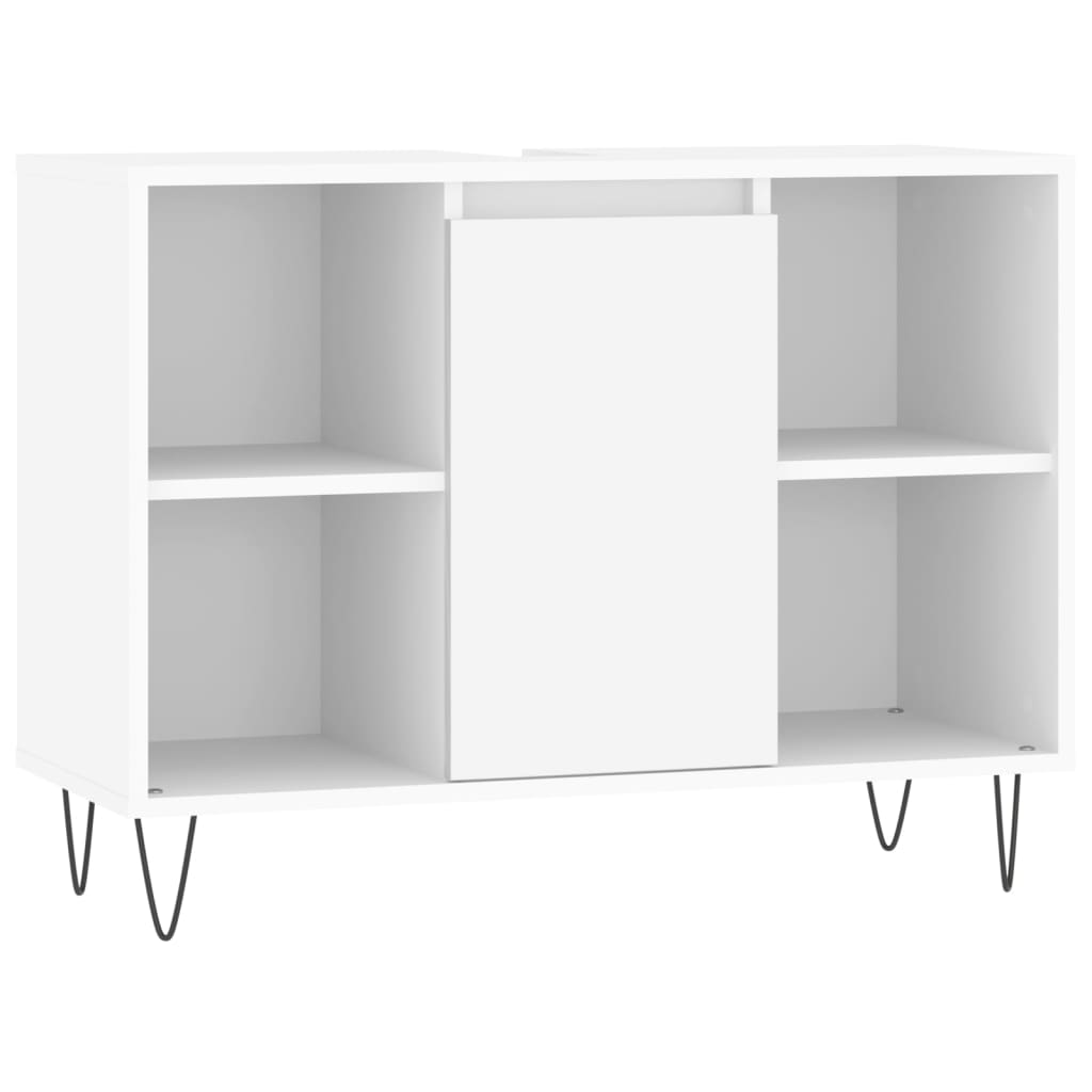 3 Piece Bathroom Furniture Set Engineered Wood