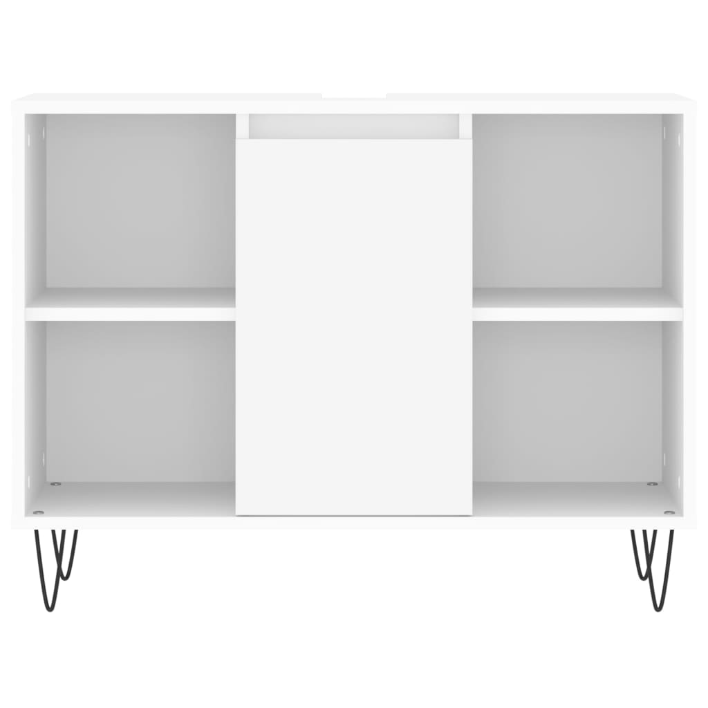3 Piece Bathroom Furniture Set Engineered Wood