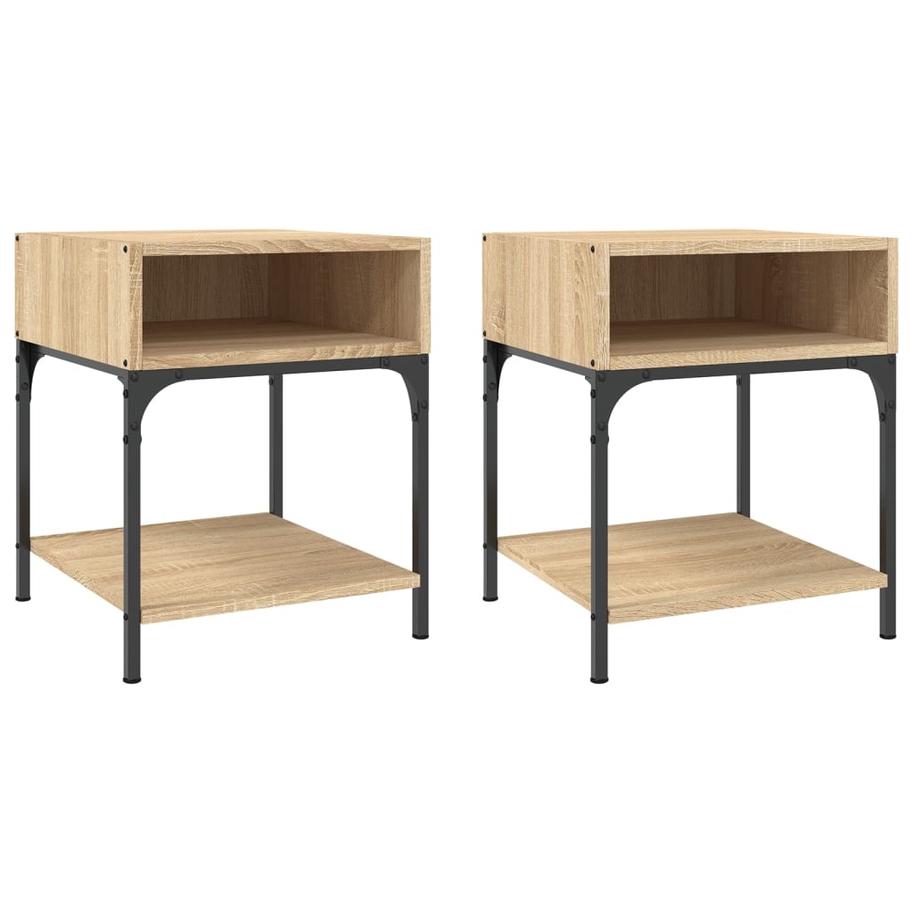 Bedside Tables 2 Pcs 40X41X50 Cm Engineered Wood
